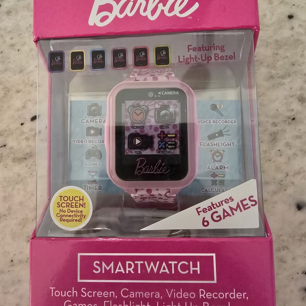 Barbie Pink Patterned Smartwatch